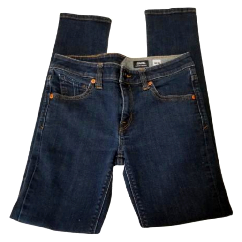 Volcom Blue Solver Tapered Modern Jeans Size 26
